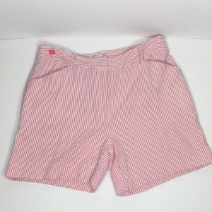Lilly Pulitzer Cotton Seersucker Shorts Sz 2